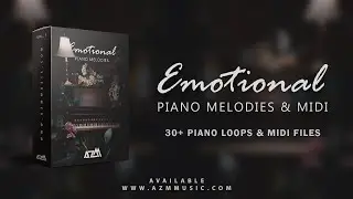 Emotional Piano Melodies Sample Pack (With Midi Files) | Sad Piano Loops | 100% Royalty Free