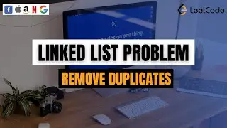 Remove Duplicates from Sorted Linked List | FAANG | Linked list Problem | Leetcode | Using Python.