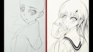 How to draw Anime from Different Angle│Drawing Tutorial