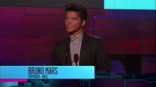 Bruno Marks Wins Pop-Rock Male Artist - AMA 2011