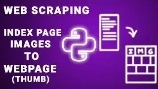 Python Webscraping (convert index page Images to html webpage)
