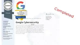 Google Cybersecurity Course Tips