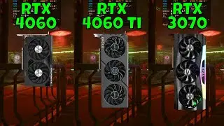 RTX 4060 vs RTX 4060 Ti vs RTX 3070 (Benchmark in 9 Games at 1440p) 2024