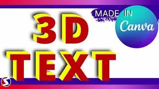 3D Text Effect in Canva How to Create 3D Text in Canva Text Effect Canva Design