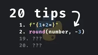 20 Everyday Tips & Tricks in Python