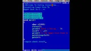 Write a Program In C Converting Lower Case To Upper Case |How to Converting Lower Case To Upper Case