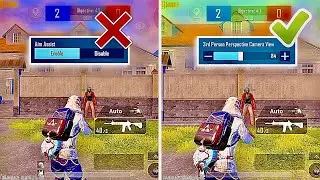 Why your AIM, HIP-FIRE and HEADSHOT is bad! ❌✅ | PUBG MOBILE / BGMI (Guide/Tutorial) Tips and Tricks