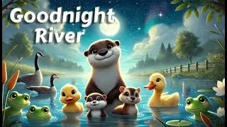 Let's Say Goodnight to 20 River Animals🐸🦆 THE IDEAL Cozy Bedtime Stories for Babies and Toddlers