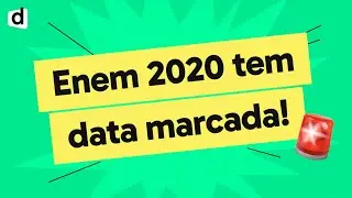 ENEM EM JANEIRO | Saíram as datas do exame! | URGENTÃO