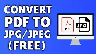 How To Convert PDF To JPG | PDF To JPEG ✅