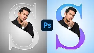 Letter S Portrait | Typography Effect in Photoshop