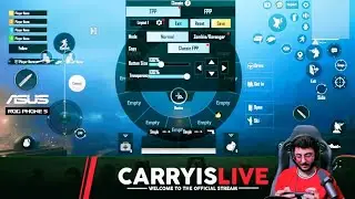 which mobile does carryminati use for BGMI ! carryminati BGMI controls settings.
