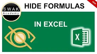 👍 Hide Formulas in Excel but Show Values - Dont Show Formula in Formula Bar