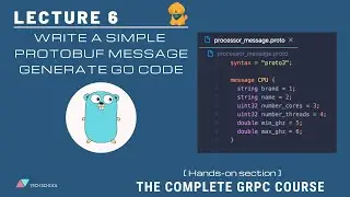 [gRPC #6] Write a simple protobuf message and generate Go codes