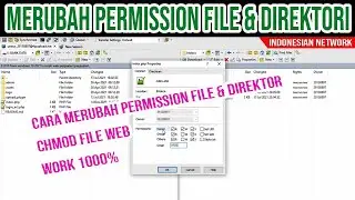 CARA MERUBAH PERMISSION CHMOD FILE DAN DIREKTORI PADA FILE MANAGER HOSTING WEBSITE DENGAN WINSCP