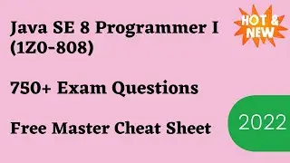 Java SE 8 Programmer I (1Z0-808) Practice Exam Dumps & Questions 2024