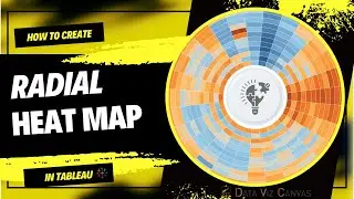 How to create radial heat map in Tableau