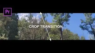 Adobe Premiere Pro | Crop Opening and Closing Transition Effect Black Bars