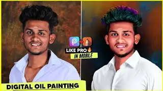 Digital Oil painting Editing In Mobile like pro 🔥 Tamil - Sk Editz Tamil