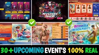 Upcoming Mystery Shop Event & Bermuda Beach Party Summer Event | New Event Free Fire| ff new event