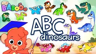 Club Baboo Dinosaur Babies ABC | Learn the alphabet for kids | Dinos for Kids