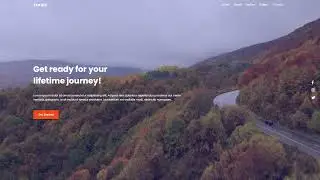 Responsive Travel Website: With Video Background  Using HTML CSS and JavaScript