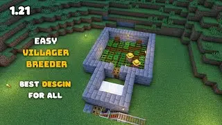 Minecraft Infinite Villager Breeder Tutorial 1.21 |Easy and Compact Design