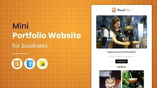 Build a Professional Business Portfolio Website | Responsive Mini Site with HTML, CSS & JavaScript