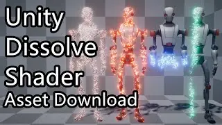 Unity VFX -  Dissolve Shader Effect - Downloadable