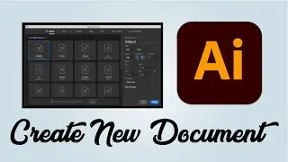 How to create new Document In Adobe Illustrator