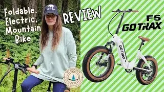 GOTRAX F5 Foldable, Electric, Mountain Bike | Can We Ride This on Our Canadian Wilderness Island?