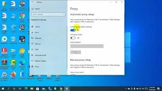 How To Turn Off Automatic Proxy Setup On Windows 10