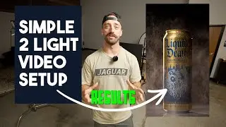 Simple 2 LIGHT SETUP for Food and Product Videos