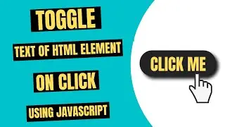 Toggle Text of HTML Element with JavaScript onclick