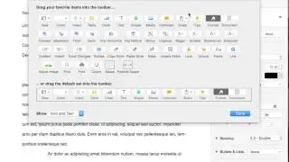 Как изменить панель инструментов в Pages на Mac OS X