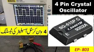 {803} SG-615 Crystal oscillator test