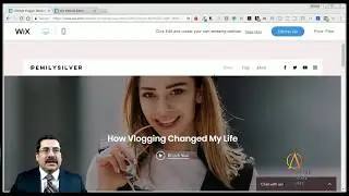 Lifestyle Vlogger Template from Wix - Web Design - Tutorial