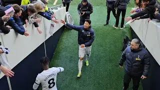 SCENES AT THE FINAL WHISTLE: Tottenham 3-1 Crystal Palace 손흥민, 크리스탈 팰리스 상대로 득점하다