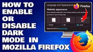 How To Enable or Disable Dark Mode in Mozilla Firefox Browser PC [Guide]