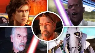 STAR WARS: Episode III – REVENGE OF THE SITH ► All Bosses + Secret Ending (PS2, XBOX)