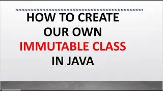 Core Java Interview Question and Answer | How to create our own immutable class in java