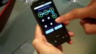T-Mobile G1 Google Android phone - gesture unlocking