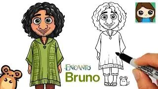 How to Draw Bruno Madrigal 🐀Disney Encanto