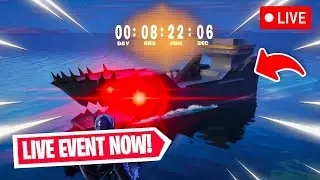 FORTNITE BOAT EVENT COUNTDOWN LIVE🔴 24/7 & Fortnite Chapter 5 Season 4 Countdown!