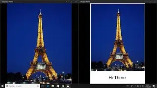 How to add caption to the image PIL(Pillow)- python, add border to image.