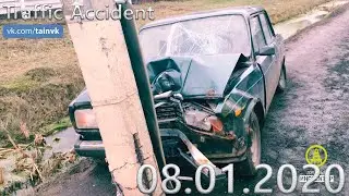 Подборка аварии ДТП на видеорегистратор за 08.01.2020 год