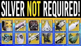 Destiny 2: NO SILVER REQUIRED! Eververse Items Selling for Silver AND Bright Dust in Witch Queen!