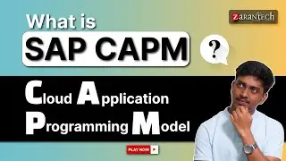 What is SAP CAPM | SAP Cloud Application Programming Model | ZaranTech