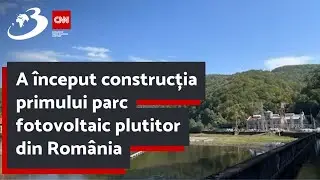 A început construcția primului parc fotovoltaic plutitor din România