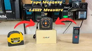 Combine a Tape and Laser Measure Into ONE TOOL? | Elikliv LTM-01 Laser Tape Measure Review